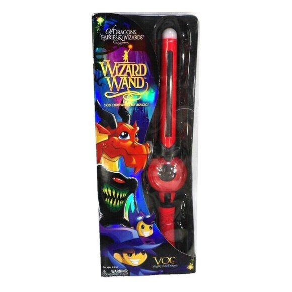 VOG Mighty Red Dragon 14" WIZARD WAND CEPIA 2017 NEW, PACKAGE DAMAGED - Picture 1 of 2